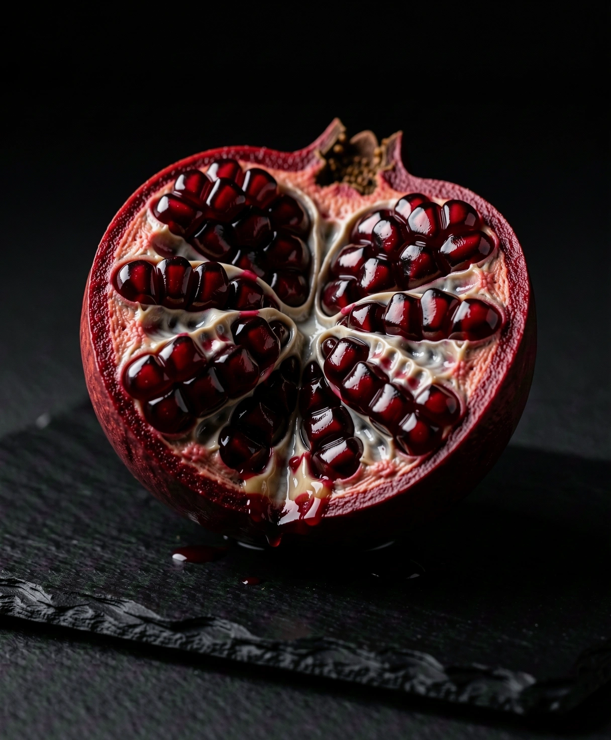 Botanische Präzision - Granatapfel